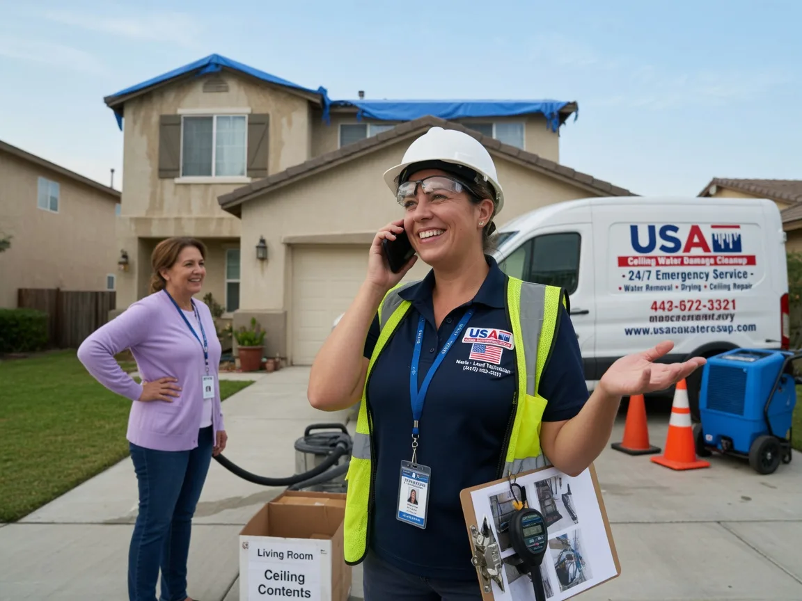 Ceiling Water Damage Restoration Helenville, WI FAQs